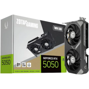 ZOTAC RTX 5050 Twin Edge 8GB graphics card front view
