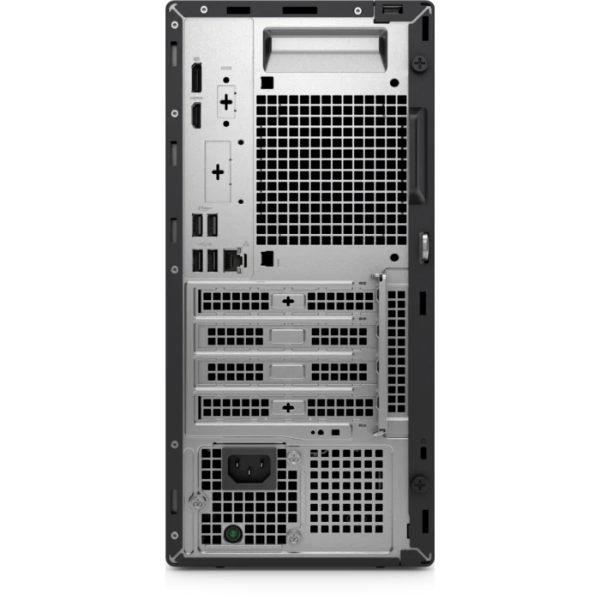 Dell Pro Tower QCT1250 rear ports HDMI DisplayPort Ethernet